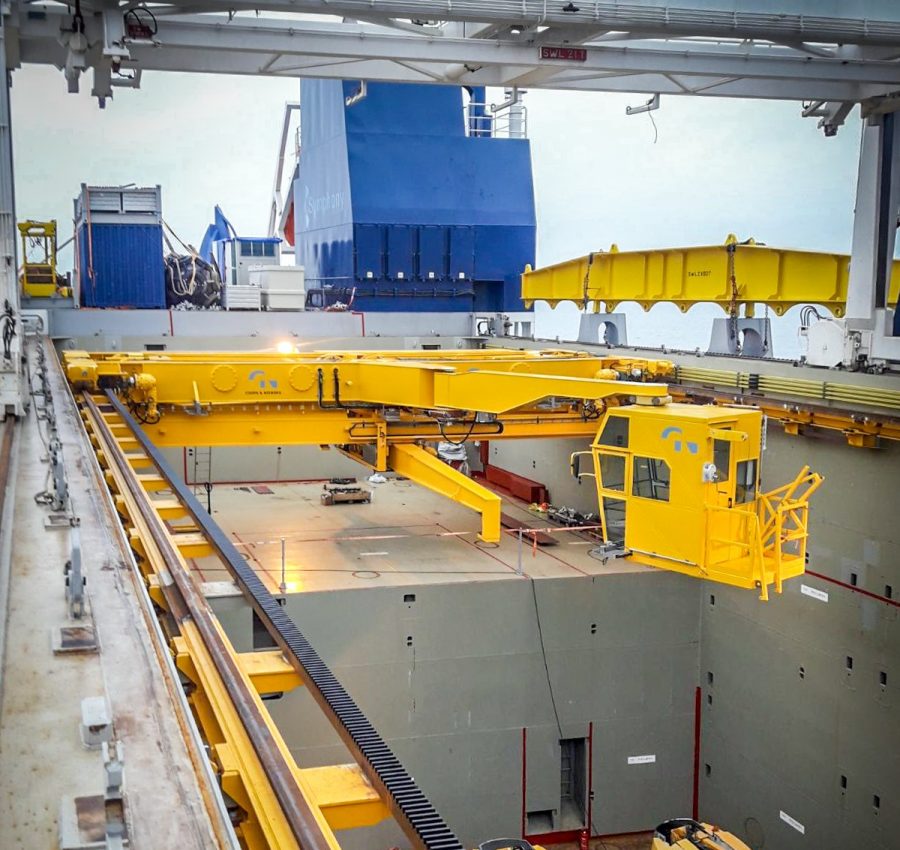 Offshore pipe handling system